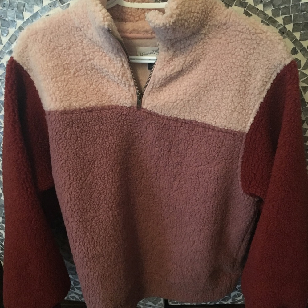 Colour Block Teddy Sweater - Picture 3 of 7
